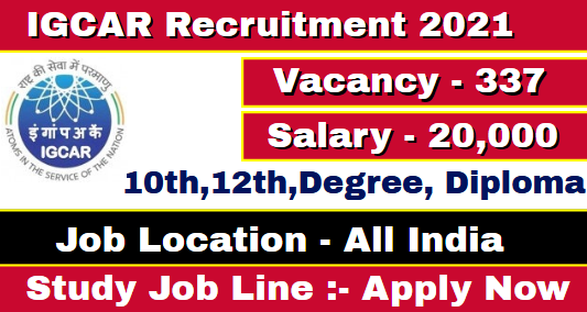 IGCAR Recruitment 2021 [Date Extended]