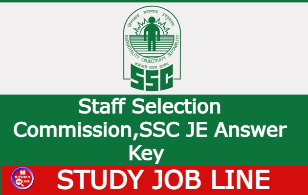 Staff Selection Commission,SSC JE Answer Key