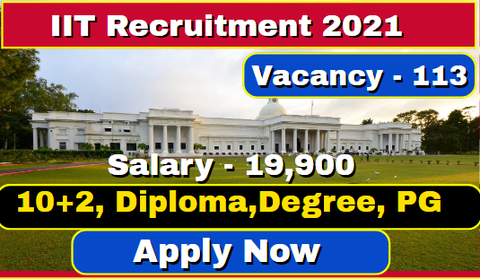 IIT Roorkee Recruitment 2021