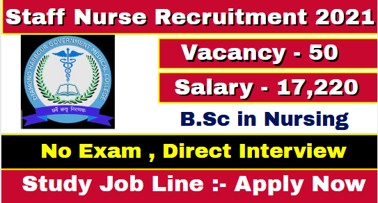 DHGMC Staff Nurse Recruitment 2021