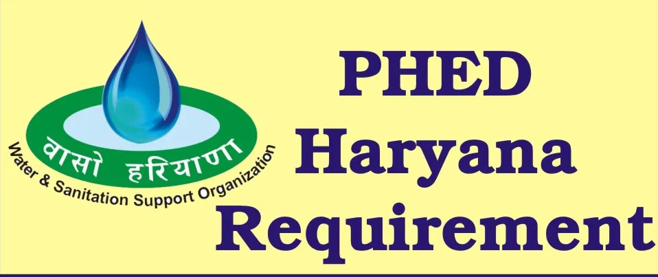 PHED Haryana Recruitment 2021 Apply 27 Block Resource Coordinator Post