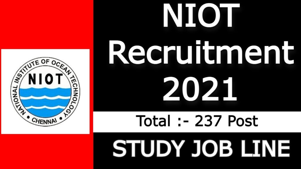 NIOT Recruitment 2021