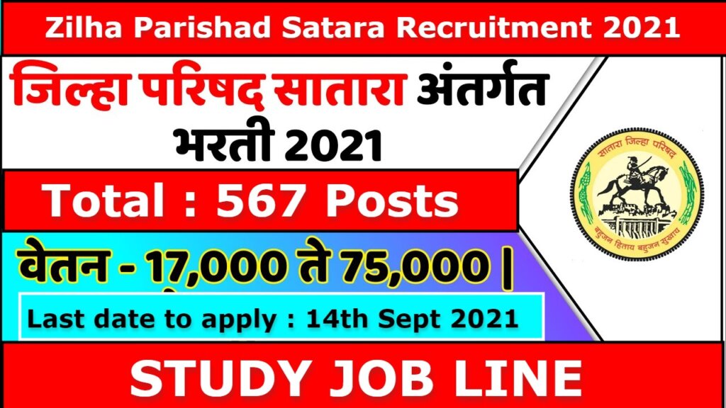 Zilha Parishad Satara Recruitment 2021