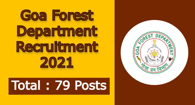 Goa Forest Department Recruitment 2021