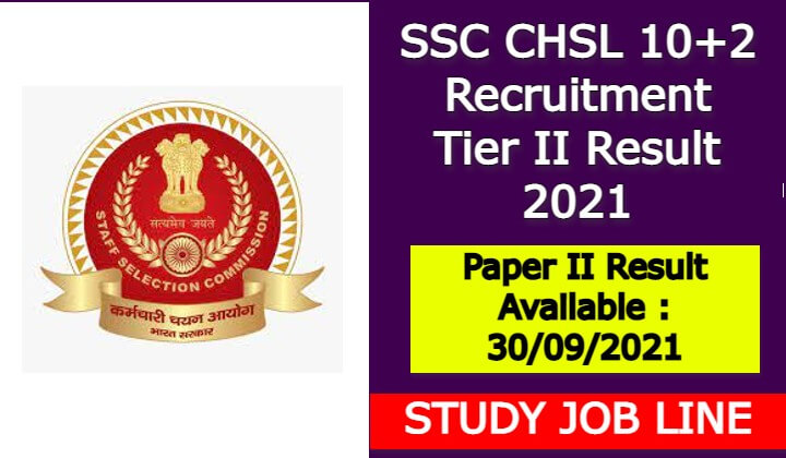 SSC CHSL 2019 Tier II Result