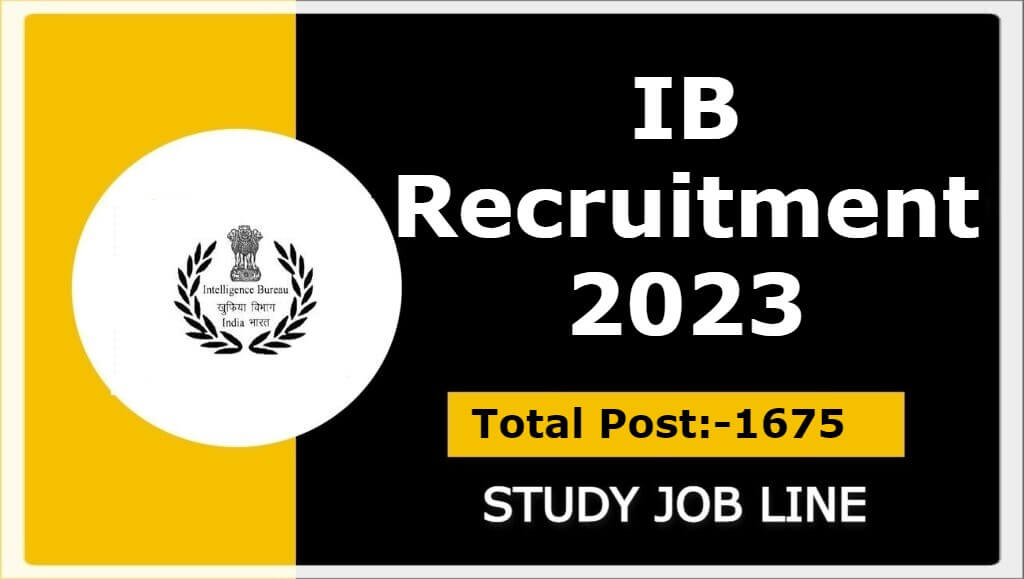 IB Recruitment 2023