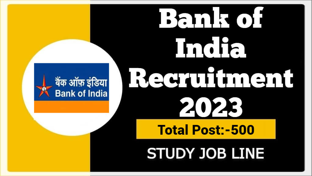Bank Of India Recruitment 2023 