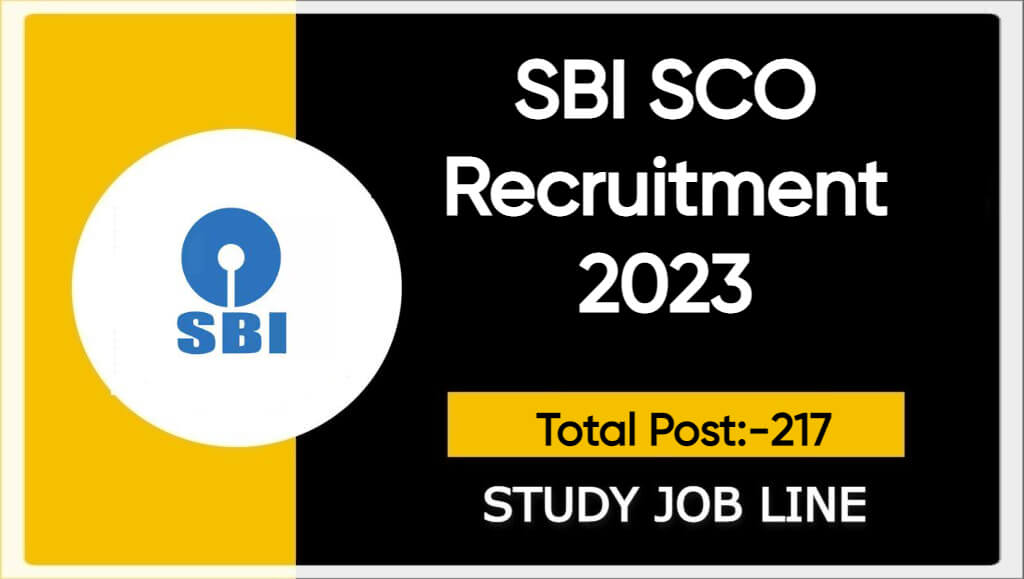 SBI SCO Recruitment 2023