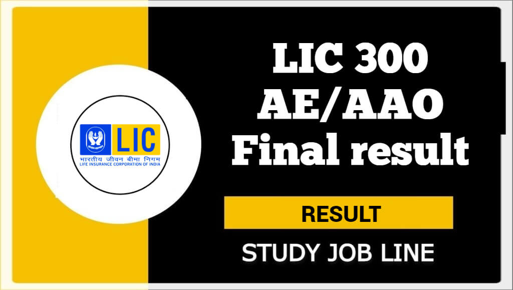 LIC 300 AE/AAO Final result