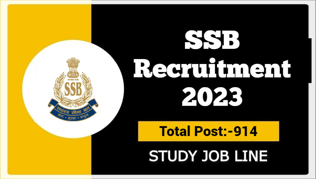 SSB Recruitment 2023