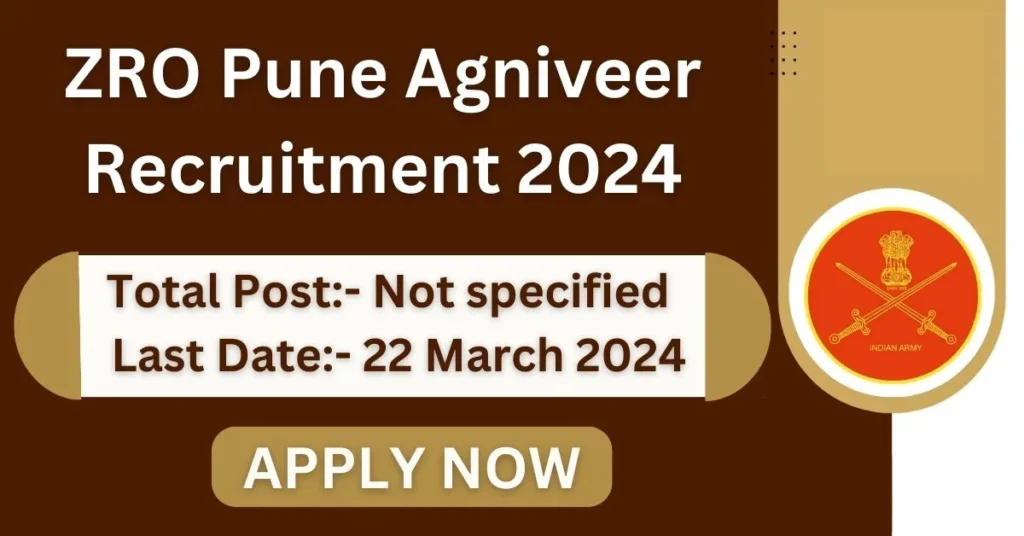 ZRO Pune Agniveer Recruitment 2024